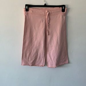 Lucky Penny Light Pink Sweatpants Capris